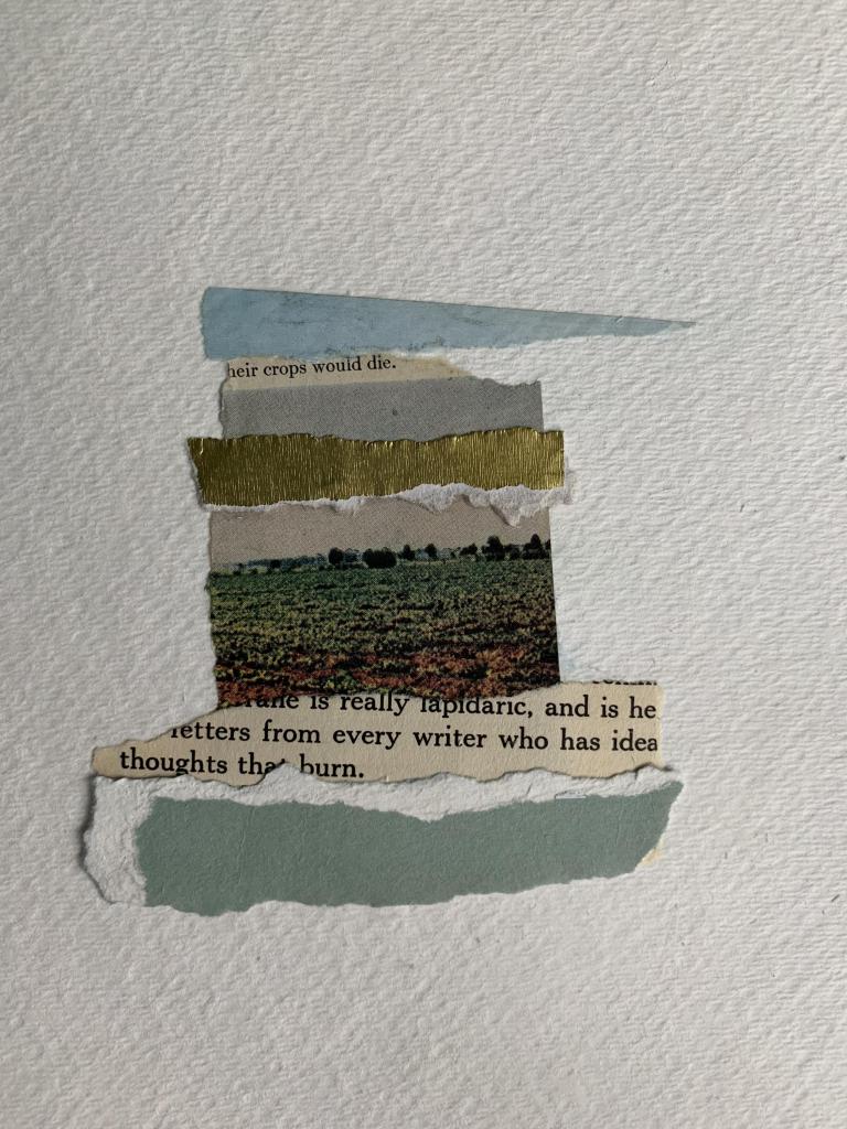 Small paper collage 4x4