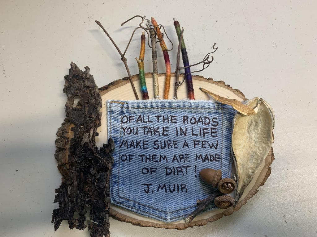 A John Muir poem that shares a little bit of what you might see on a dirt road