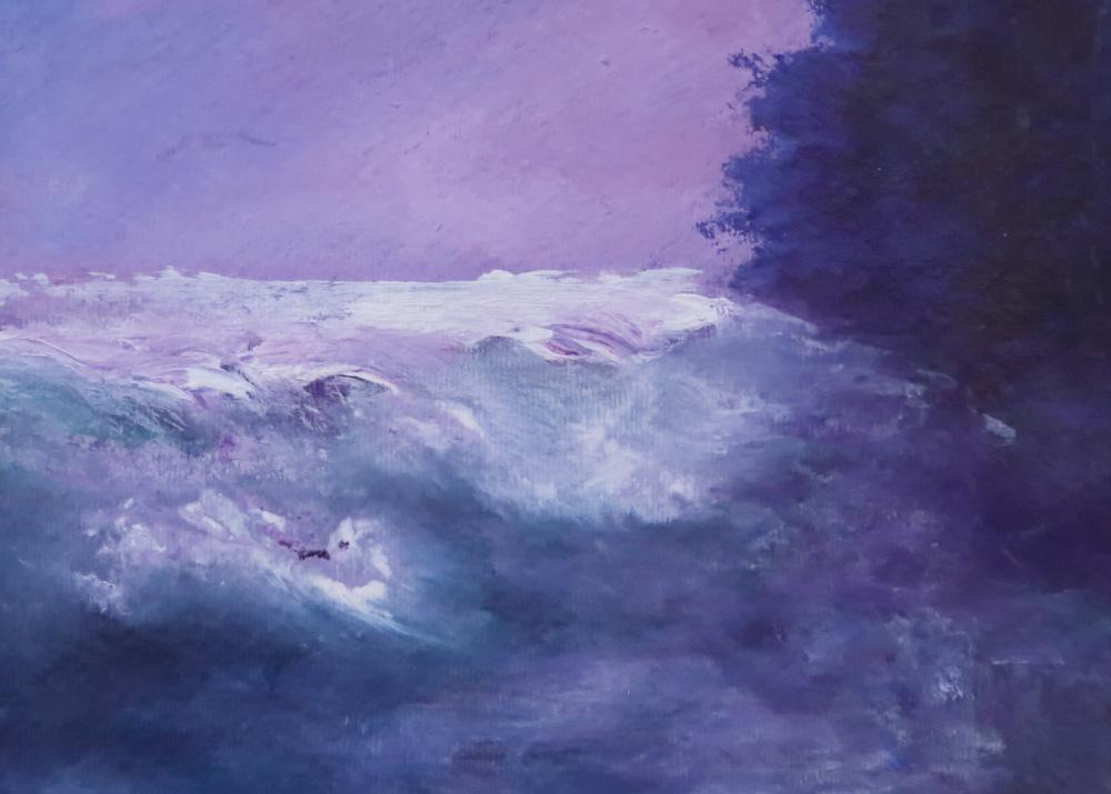 The fury of the water