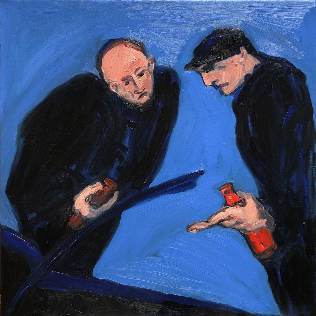 2018, oil on canvas, 24 x 24 inches