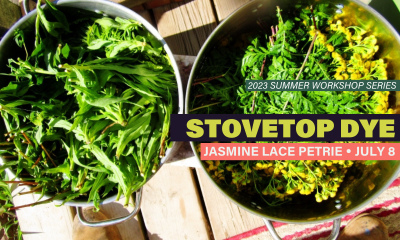 Stovetop Dye with Jasmine Lace Petrie Stovetop Dye with Jasmine Lace Petrie